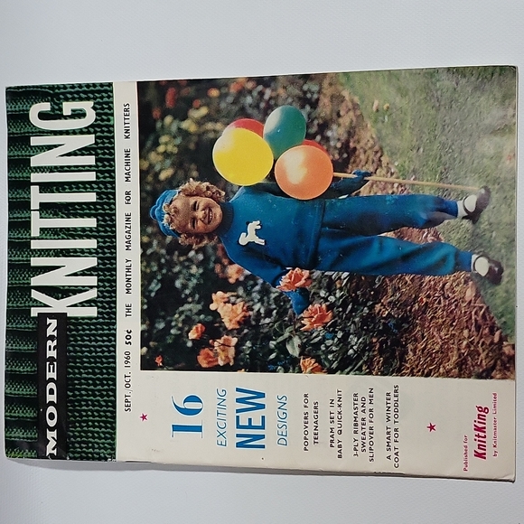 Modern Knitting September October 1960 Knit King Knitmaster Limited - Picture 11 of 11